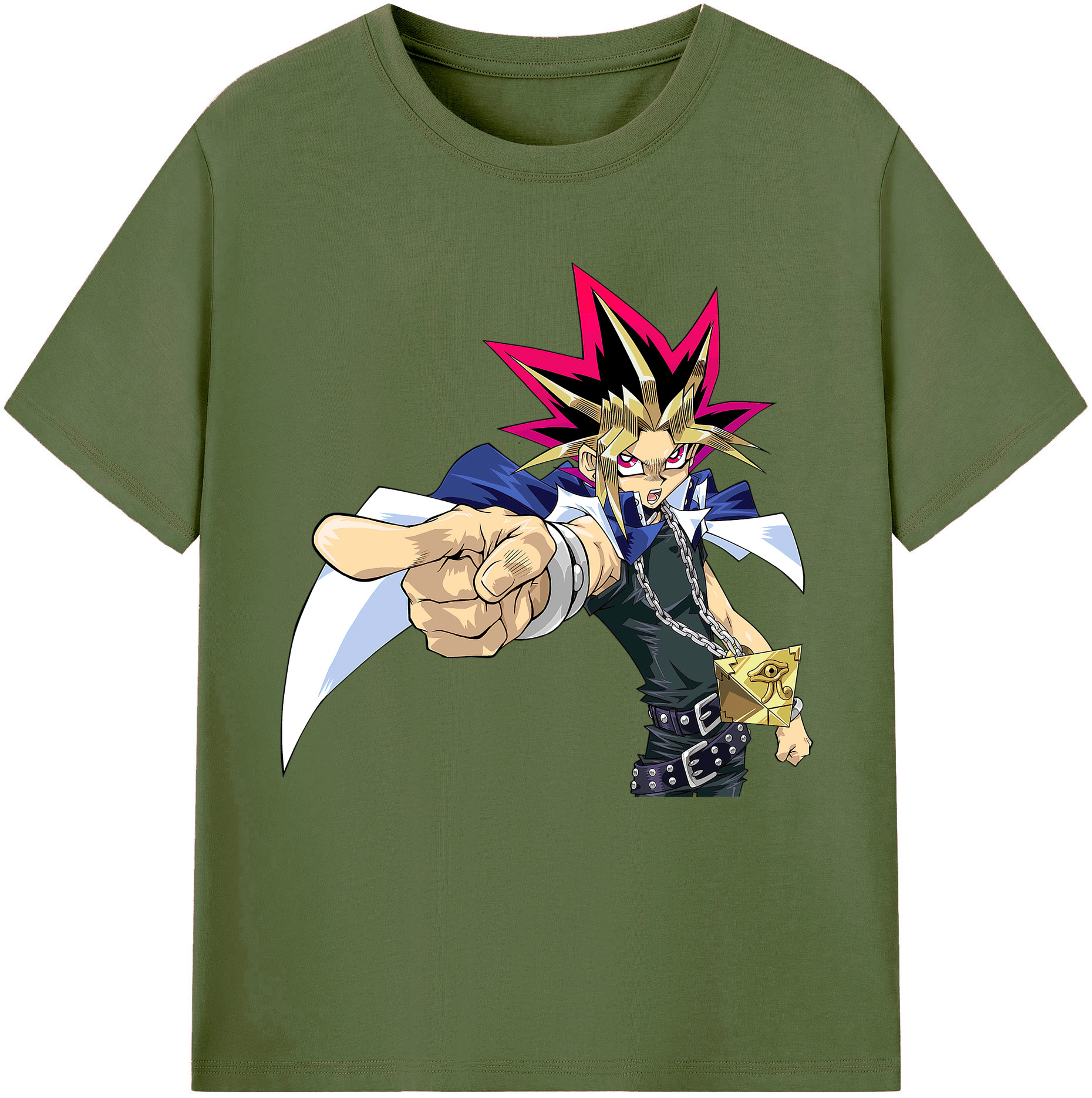 （画像用） 遊☆戯☆王 Yu-Gi-Oh! 綿100％半袖Tシャツ（フロントプリント）